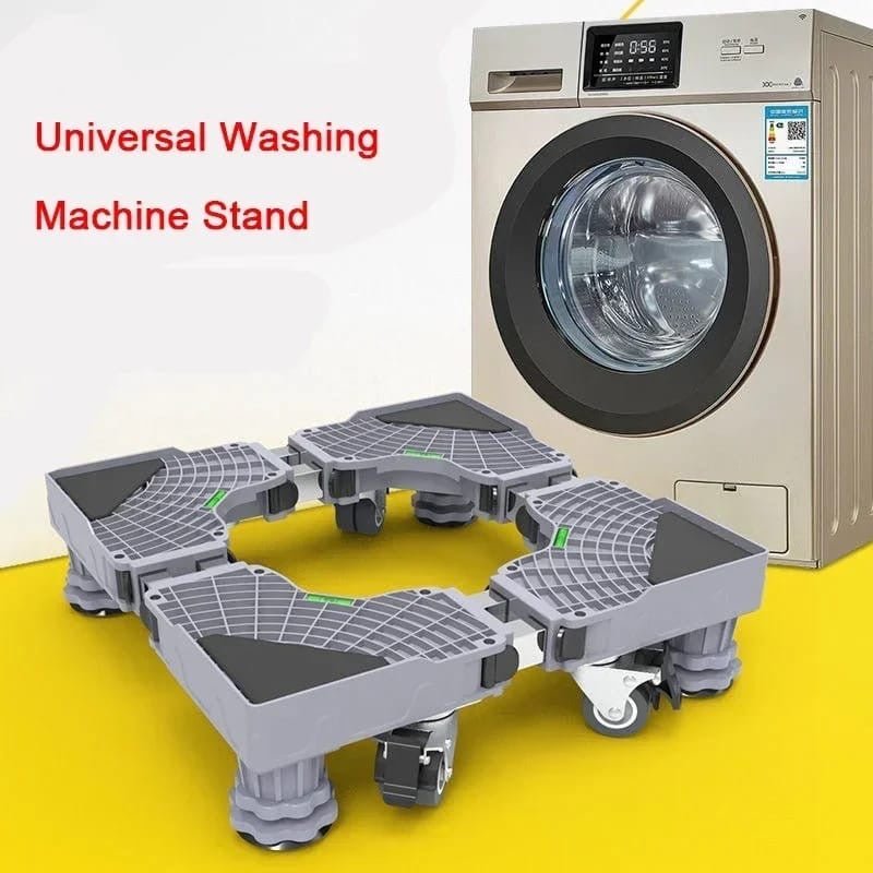 Standard Heavy duty Adjustable base - Heavy duty Adjustable Washing Machine / Fridge Mover Stand/Trolley - Enkaji Households