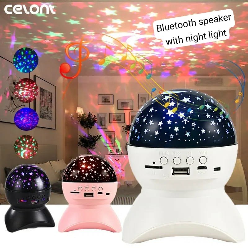 Star Projector Sky Light with Bluetooth Speaker - Enkaji Households