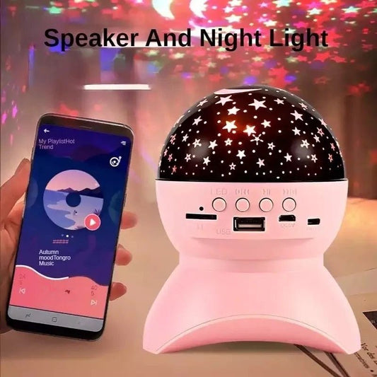 Star Projector Sky Light with Bluetooth Speaker - Enkaji Households