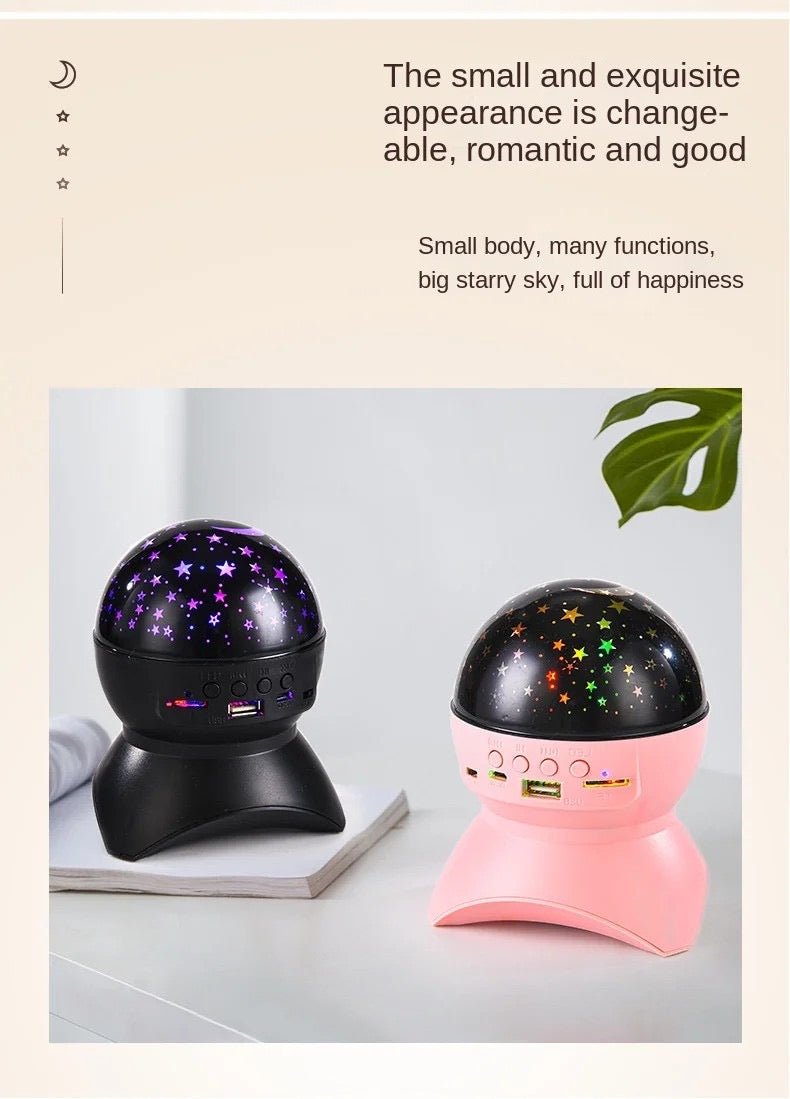 Star Projector Sky Light with Bluetooth Speaker - Enkaji Households