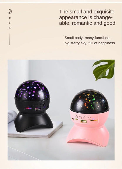 Star Projector Sky Light with Bluetooth Speaker - Enkaji Households