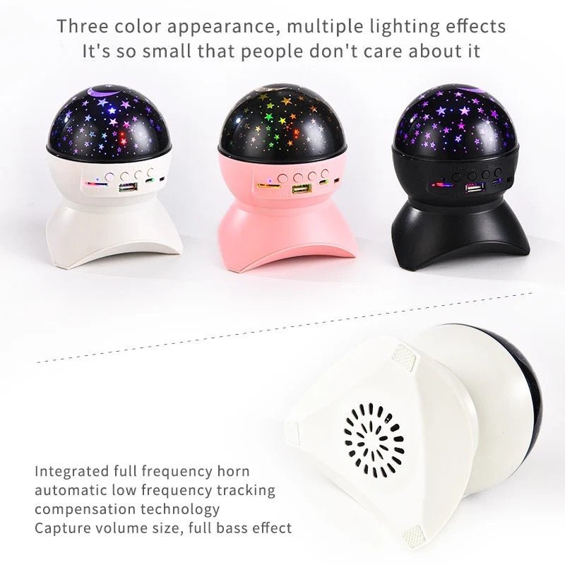 Star Projector Sky Light with Bluetooth Speaker - Enkaji Households