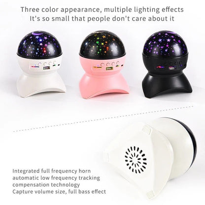 Star Projector Sky Light with Bluetooth Speaker - Enkaji Households