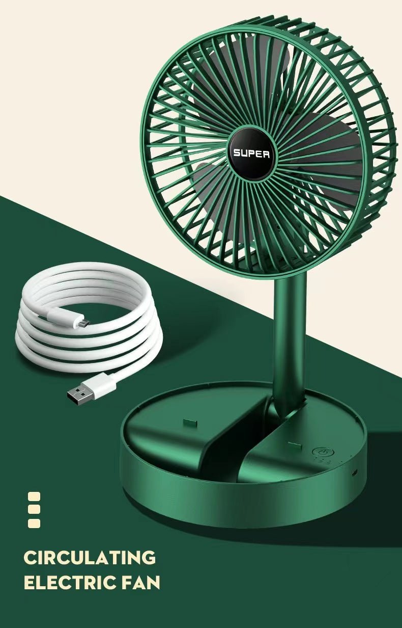 Telescopic Mini Foldable Fan - Enkaji Households