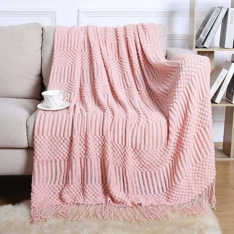 throw blankets with tassel(Kw01) - Enkaji Households