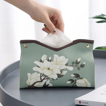 Tissue Box Organizer - (2 pcs) Versatile Storage for Home, Car, and Office - Enkaji Households