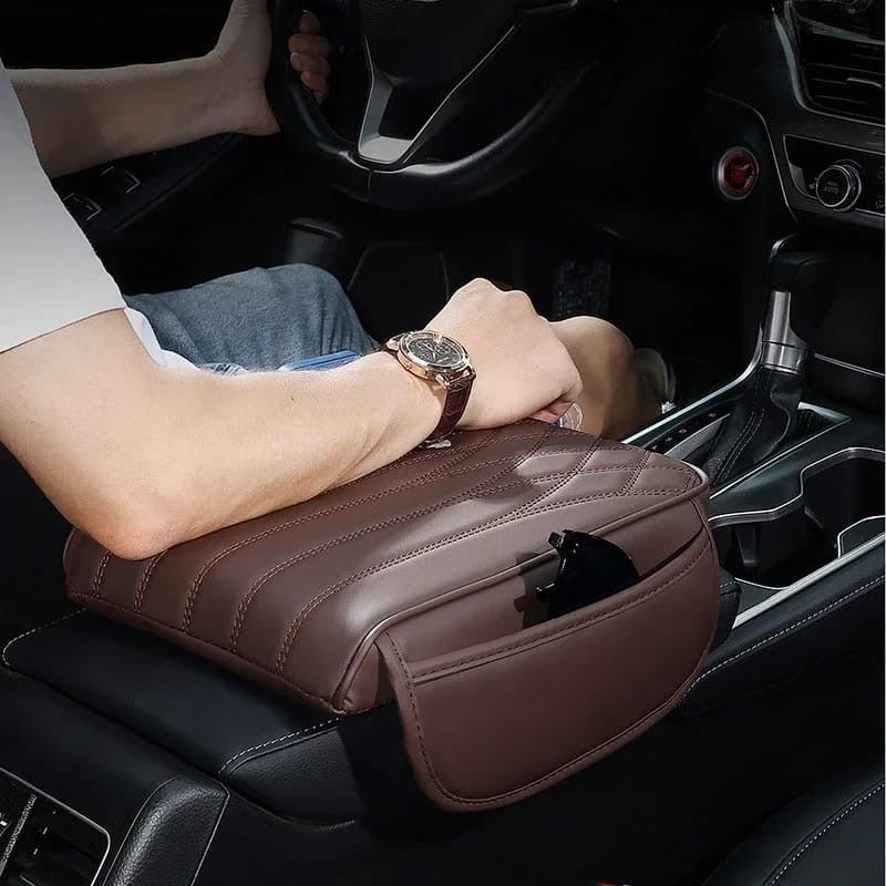 Universal Car Armrest Pad with Side Storage Organizer – Premium Comfort and Convenience - Enkaji Households