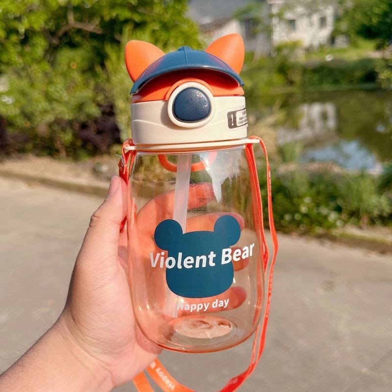 Violent bear kids water bottle - Enkaji Households