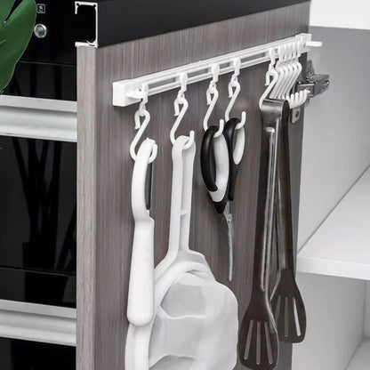 Wall Rail Sliding multipurpose hooks - Enkaji Households