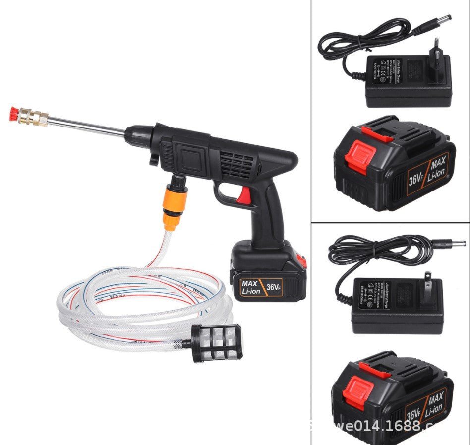 Wireless High - Pressure Car Wash Water Gun - Enkaji Households