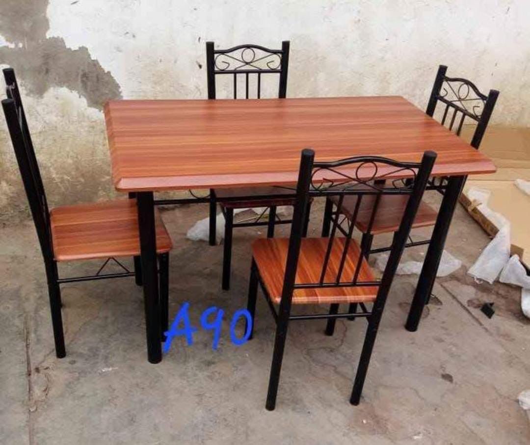 Wooden Dining Table Set - Enkaji Households